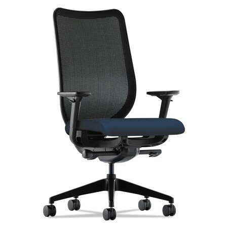 Hon Nucleus Series Work Chair with ilira-stretch M4 Back, Navy Seat HN1.A.H.IM.CU98.SB.T